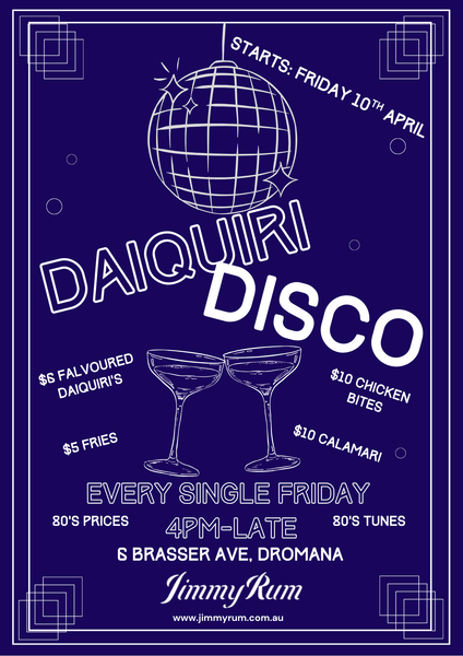 Daiquiri Disco - Friday nights